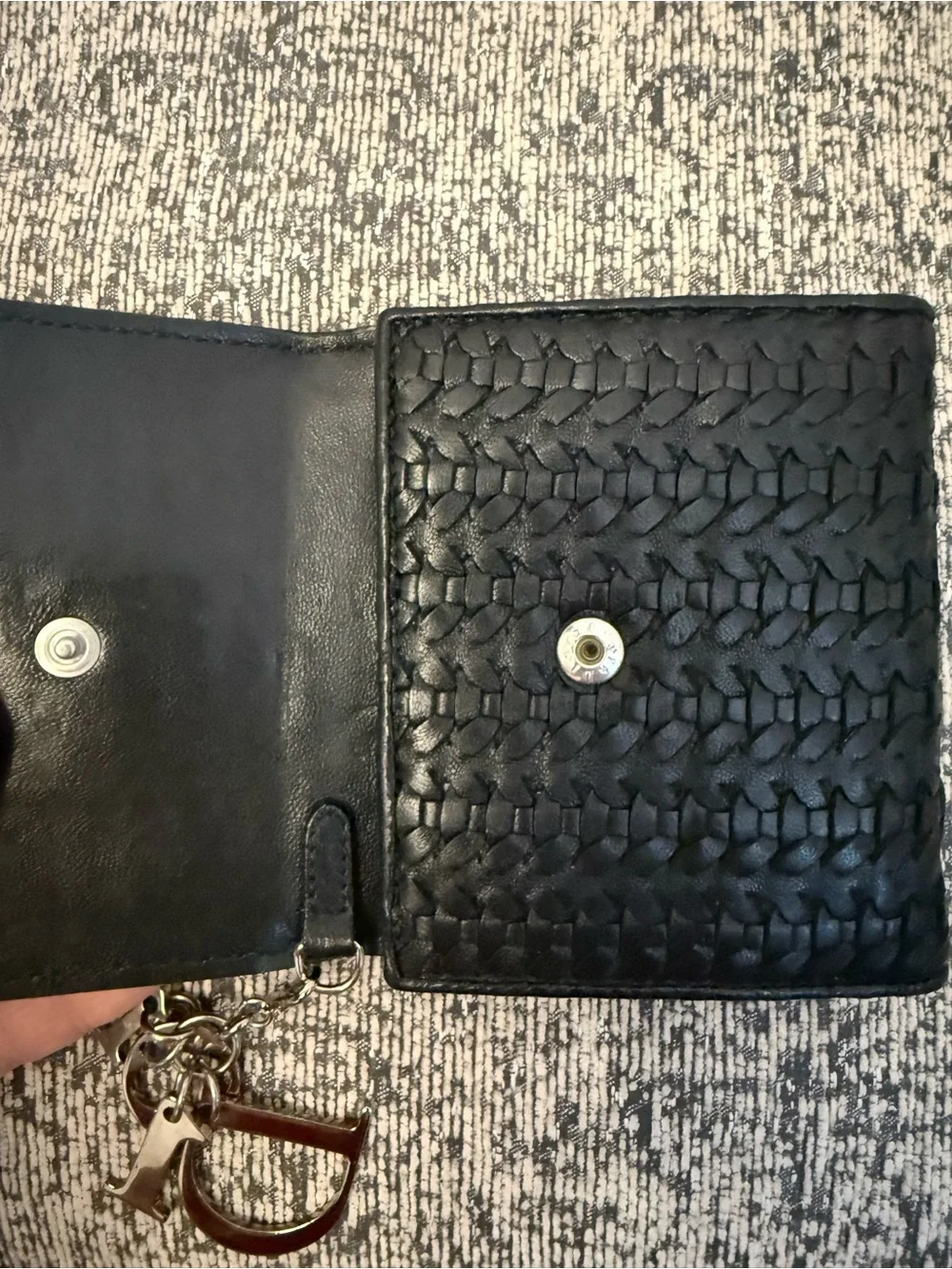 Christian Dior Wallet - black leather